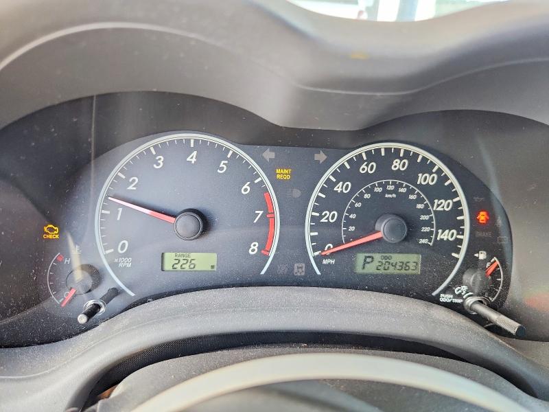 2009 Toyota Corolla VIN JTDBL40E39J016123 COPART salvage auction — REAR END, Tx - Salvage Vehicle Title, sold $350 on 2026-07-23 (photo 9)