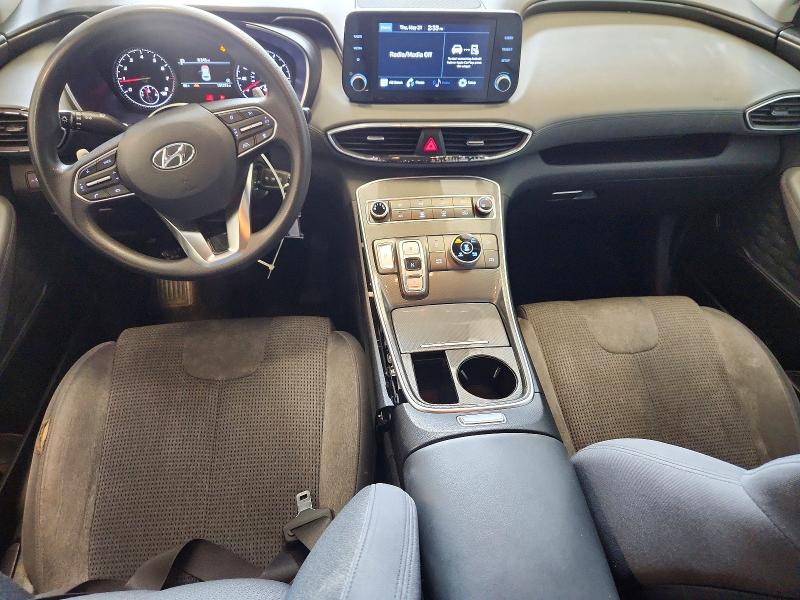 2021 Hyundai Santa fe VIN 5NMS1DAJ2MH361921 COPART salvage auction — FRONT END, Tx - Salvage Vehicle Title, sold $4,550 on 2026-07-02 (photo 8)