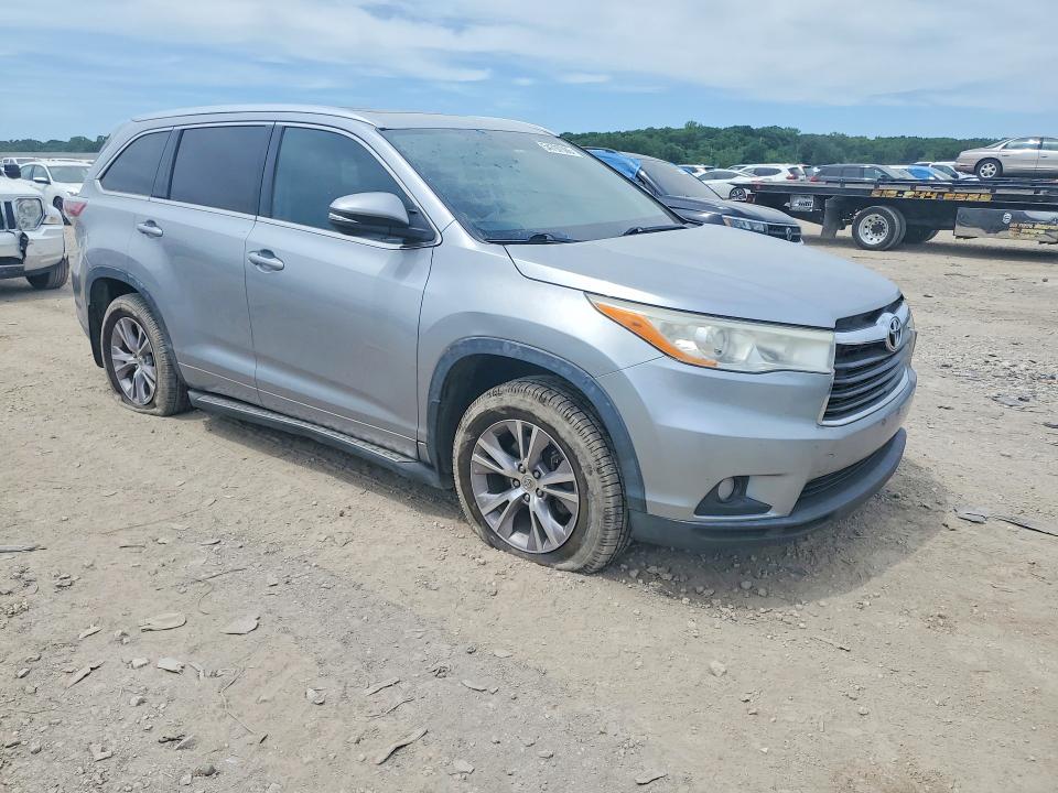 2014 Toyota Highlander VIN 5TDKKRFH2ES025040 COPART salvage auction — ALL OVER, Ks - Cert Of Title-Salvage, sold $150 on 2026-07-21 (photo 4)