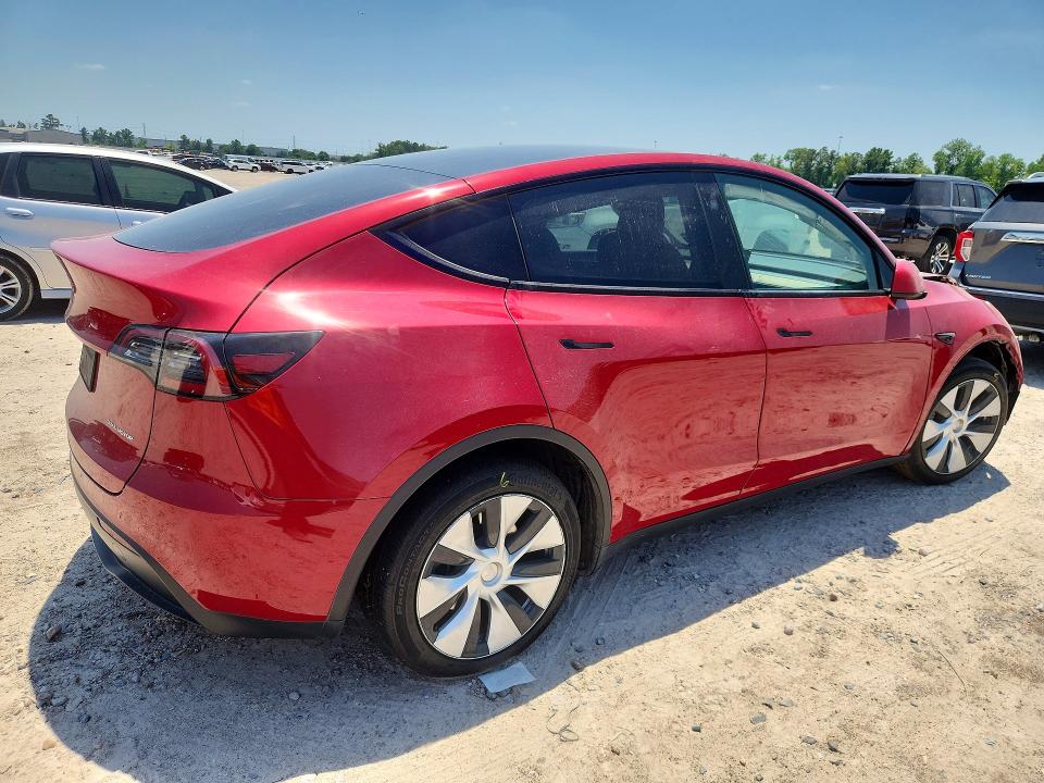 2023 Tesla VIN 7SAYGAEE2PF806364 COPART salvage auction — FRONT END, TX - SALVAGE VEHICLE TITLE, sold $2,500 on 2026-07-24 (photo 3)