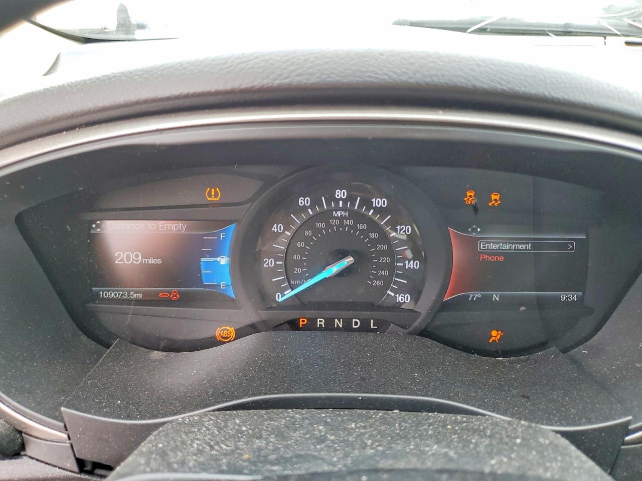2018 Ford Fusion VIN 3FA6P0H76JR118116 COPART salvage auction — Front End, AL - CERT OF TITLE-SALVAGE TITLE, sold $550 on 2026-07-09 (photo 9)