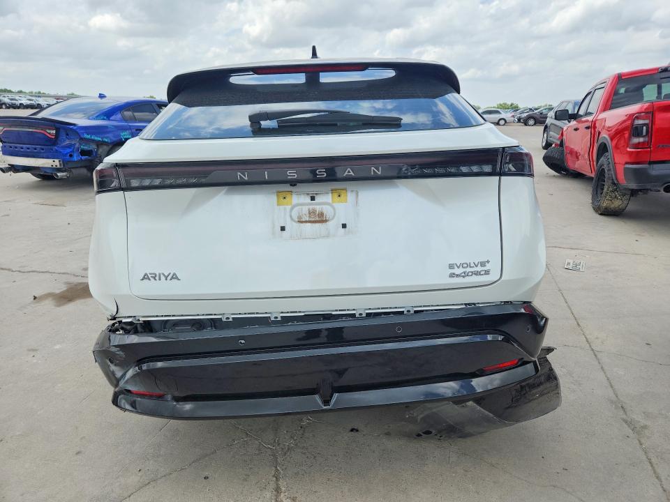 2023 Nissan Ariya VIN JN1DF0BB1PM707452 COPART salvage auction — FRONT END, Tx - Salvage Vehicle Title, sold $3,650 on 2026-07-09 (photo 6)