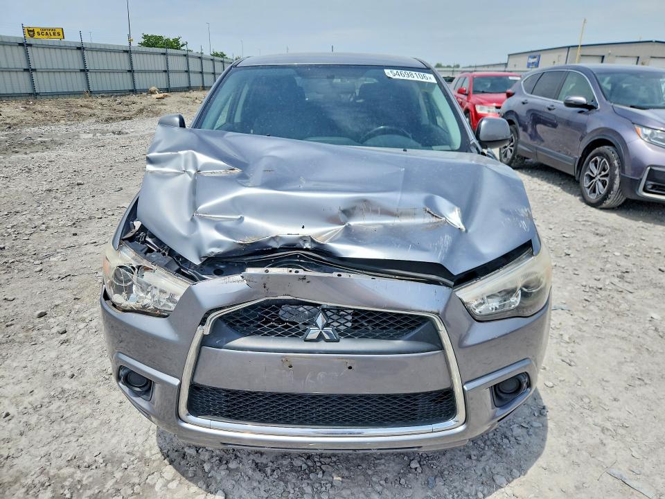 2012 Mitsubishi Outlander VIN JA4AP3AU9CZ001855 COPART salvage auction — FRONT END, IL - SALVAGE CERTIFICATE, sold $875 on 2026-07-06 (photo 5)