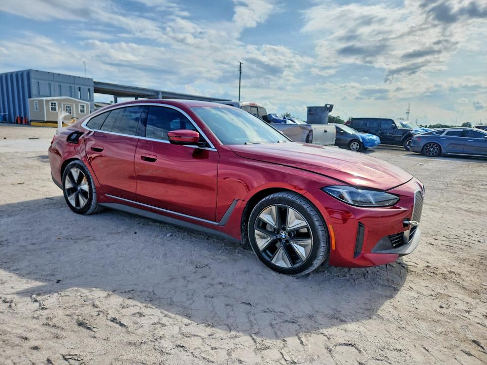 2025 BMW I4 VIN WBY23HD0XSFT99569 COPART salvage auction — REAR END, Fl - Cert Of Title Slvg Rebuildable, sold $18,300 on 2026-07-02 (photo 4)