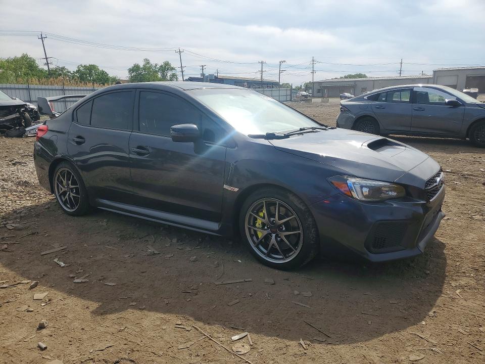 2018 Subaru Wrx VIN JF1VA2W61J9828426 COPART salvage auction — HAIL, Il - Salvage Certificate, sold $9,100 on 2026-07-08 (photo 4)
