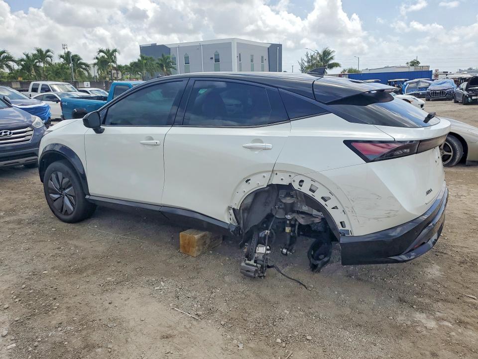 2024 Nissan Ariya VIN JN1CF0BB6RM733060 COPART salvage auction — UNDERCARRIAGE, Fl - Cert Of Title Slvg Rebuildable, sold $10,700 on 2026-07-17 (photo 2)