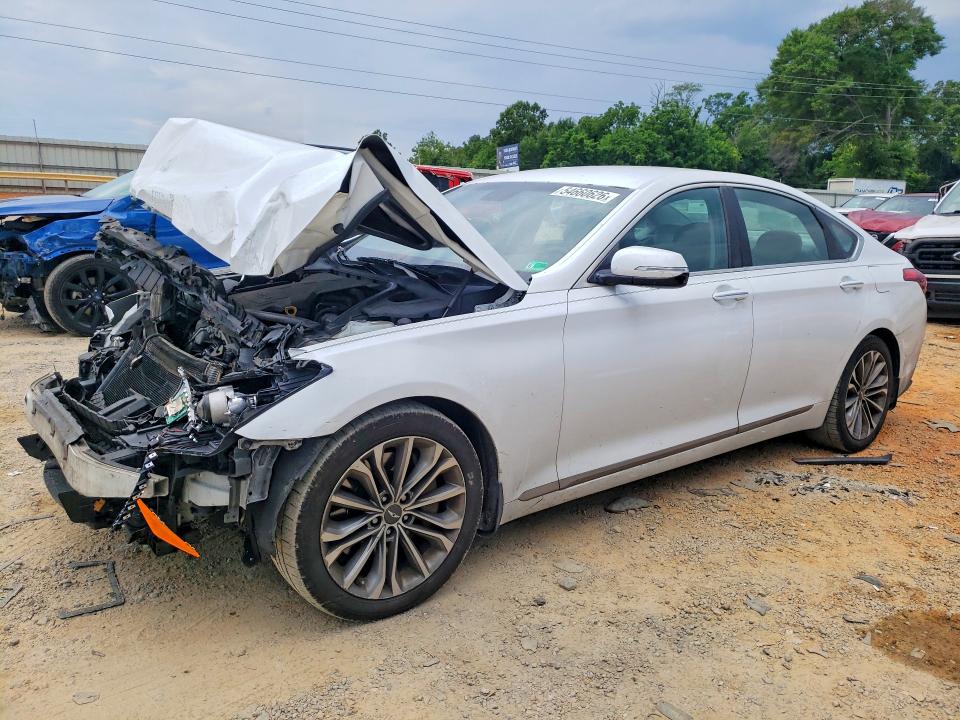 2015 Hyundai VIN KMHGN4JE2FU097166 COPART salvage auction — FRONT END, Va - Non-Repairable Certificate, sold $400 on 2026-07-17 (photo 1)
