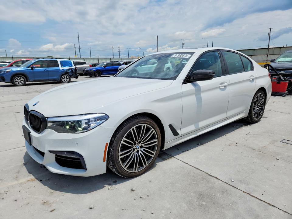 2020 BMW 5er VIN WBAJS3C02LCE58654 COPART salvage auction — FRONT END, Tx - Salvage Vehicle Title, sold $1,050 on 2026-07-24 (photo 1)