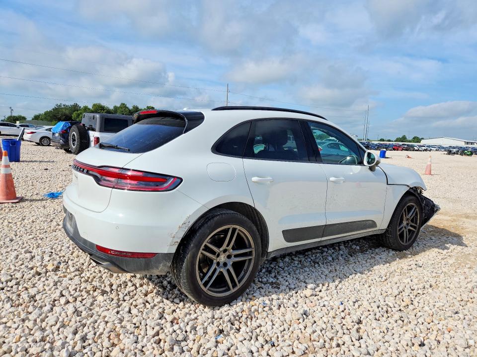 2021 Porsche Macan VIN WP1AA2A53MLB15105 COPART salvage auction — FRONT END, Tx - Salvage Vehicle Title, sold $825 on 2026-07-09 (photo 3)