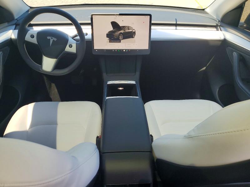 2023 Tesla Model y VIN 7SAYGDEE3PF873394 COPART salvage auction — SIDE, CA - SALVAGE CERTIFICATE, sold $13,200 on 2026-07-31 (photo 8)