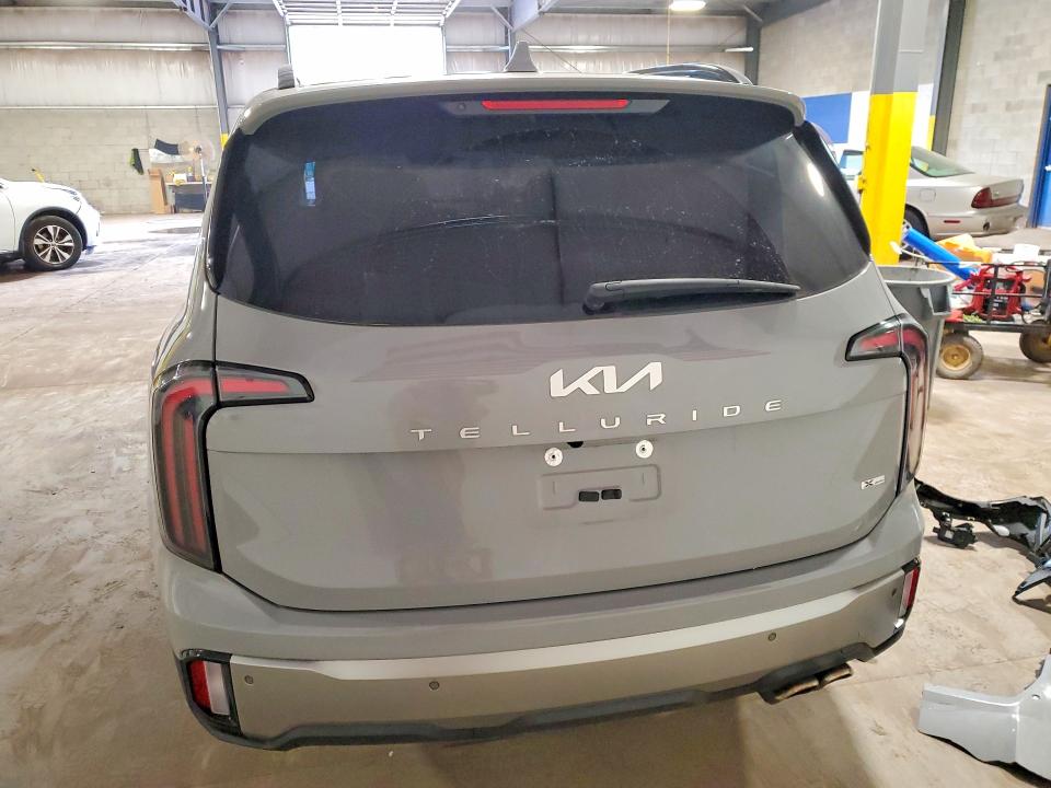 2023 Kia Telluride VIN 5XYP5DGC4PG356205 COPART salvage auction — FRONT END, Pa - Certificate Of Salvage, sold $7,700 on 2026-07-22 (photo 6)