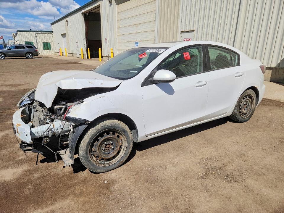 2011 Mazda 3 VIN JM1BL1W50B1439107 COPART salvage auction — FRONT END, Ab - Bos - Salvage, sold $175 on 2026-07-14 (photo 1)
