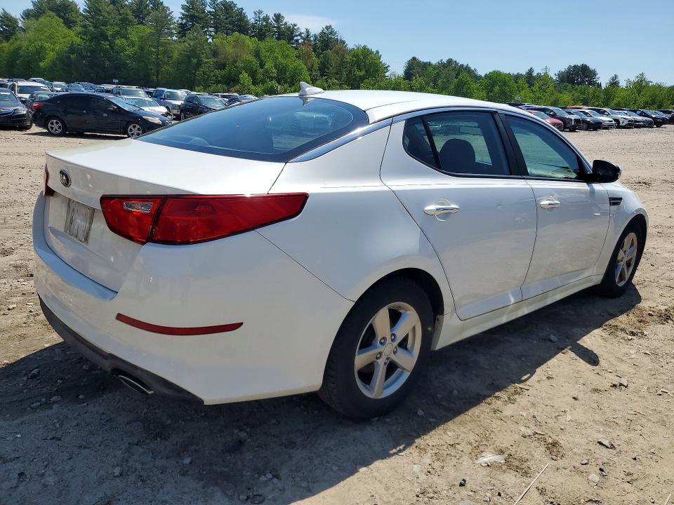 2014 Kia Optima VIN 5XXGM4A7XEG270770 COPART salvage auction — FRONT END, MA - CERTIFICATE OF TITLE, sold $325 on 2026-07-16 (photo 3)