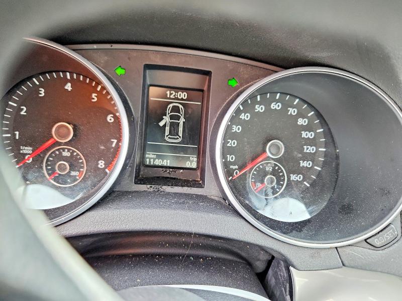 2012 Volkswagen Golf VIN WVWDB7AJ1CW113369 COPART salvage auction — FRONT END, Co - Public - Salvage Title, sold $500 on 2026-07-08 (photo 9)