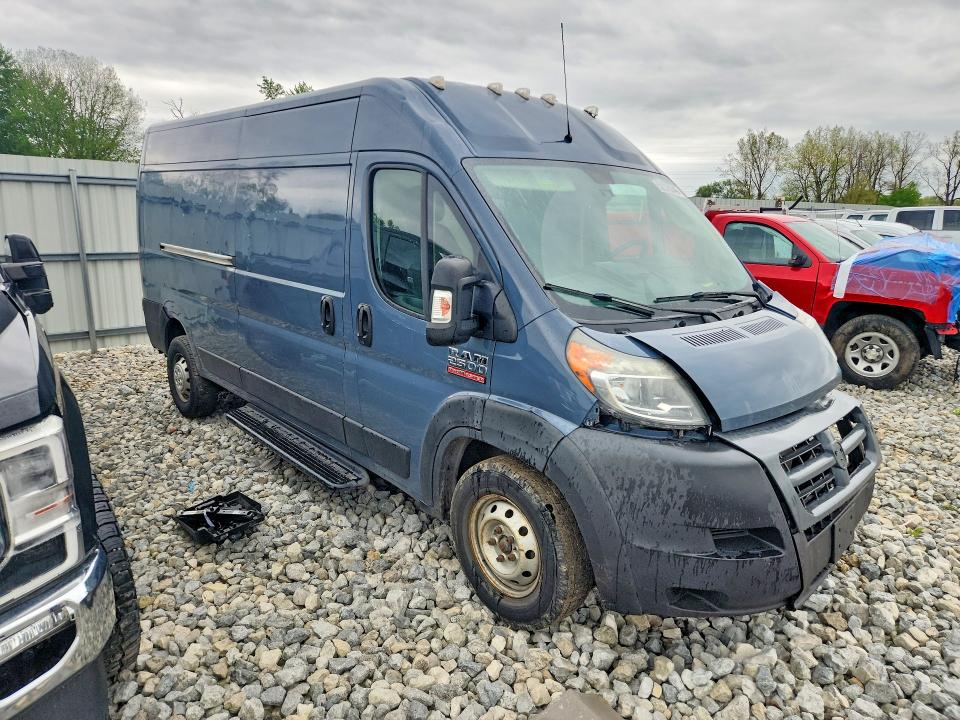 2019 Ram Promaster 2500 VIN 3C6TRVDG8KE515109 COPART salvage auction — FRONT END, Oh - Cert Of Title-Salvage, sold $1,050 on 2026-07-29 (photo 4)
