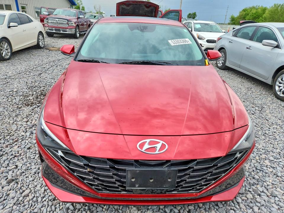 2023 Hyundai Elantra VIN KMHLP4AG9PU468934 COPART salvage auction — REAR END, Il - Salvage Certificate, sold $4,150 on 2026-07-13 (photo 5)