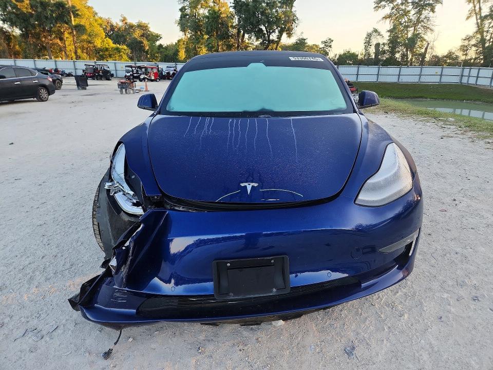 2018 Tesla Model 3 VIN 5YJ3E1EB1JF115000 COPART salvage auction — FRONT END, Fl - Cert Of Title Slvg Rebuildable, sold $7,100 on 2026-07-07 (photo 5)