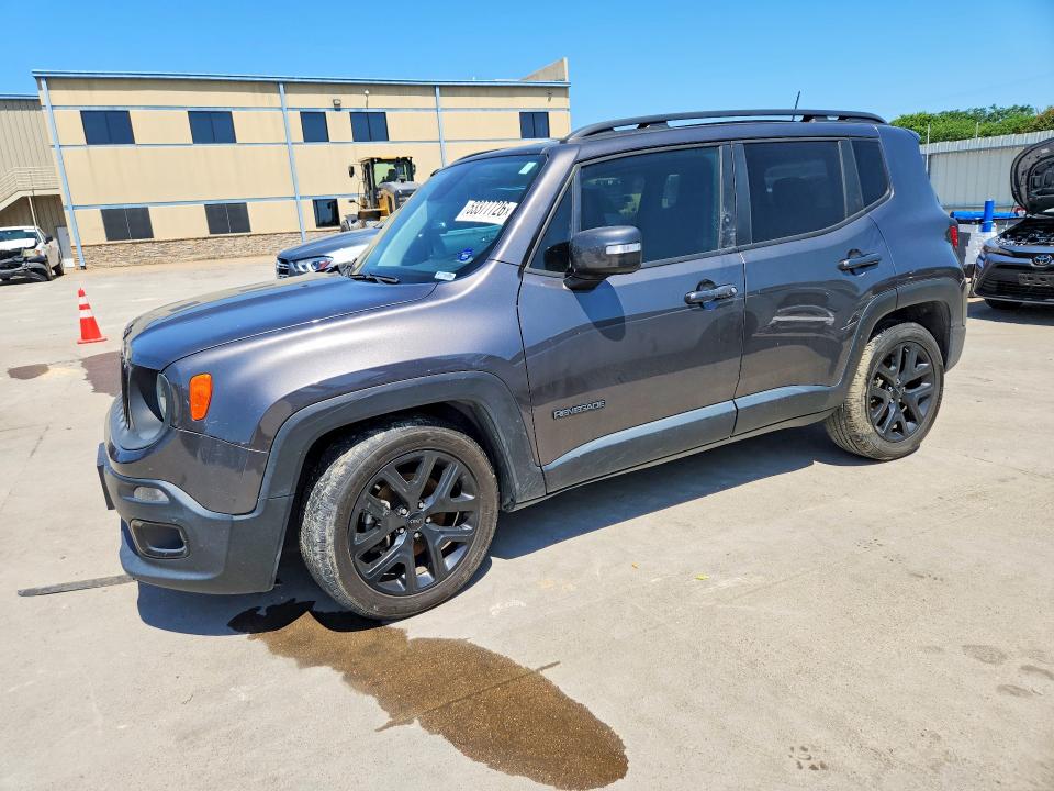 2018 Jeep Renegade VIN ZACCJABB8JPH46142 COPART salvage auction — FRONT END, Tx - Salvage Vehicle Title, sold $1,200 on 2026-07-02 (photo 1)