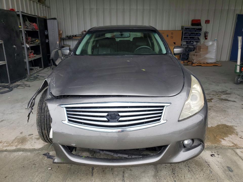 2011 Infiniti G VIN JN1DV6AR7BM653068 COPART salvage auction — FRONT END, Nc - Salvage Certificate Of Title, sold $400 on 2026-07-15 (photo 5)