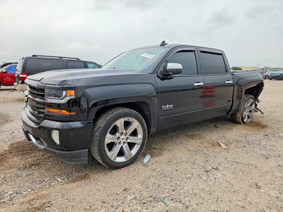 2018 Chevrolet VIN 3GCUKREC7JG541014 COPART salvage auction — REAR END, Tx - Salvage Vehicle Title, sold $8,000 on 2026-07-09 (photo 1)