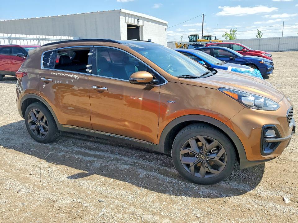 2020 Kia VIN KNDP6CAC8L7637835 COPART salvage auction — HAIL, Ia - Cert Of Title-Salvage Title, sold $3,400 on 2026-07-08 (photo 4)