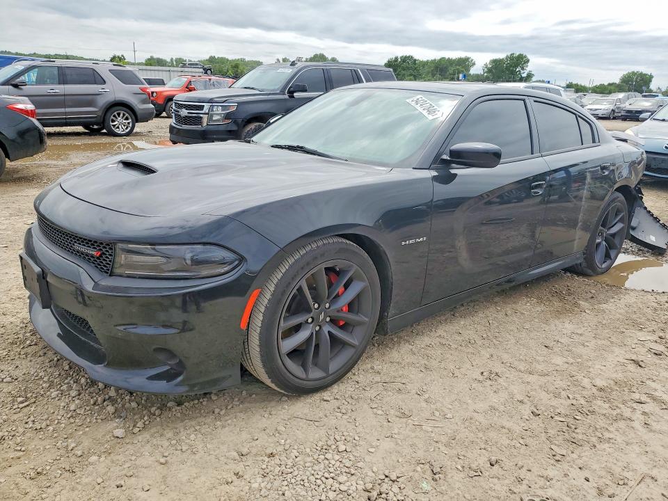 2021 Dodge Charger VIN 2C3CDXCT3MH608875 COPART salvage auction — REAR END, Mo - Salvage Certificate Of Title, sold $10,900 on 2026-07-09 (photo 1)