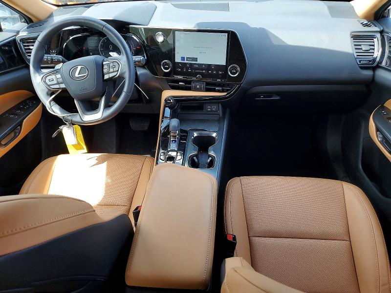 2022 Lexus Nx 350 VIN 2T2AGCEZ7NC007772 COPART salvage auction — REAR END, Pa - Certificate Of Salvage, sold $21,100 on 2026-07-07 (photo 8)