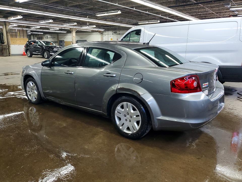 2012 Dodge Avenger VIN 1C3CDZAB0CN310893 COPART salvage auction — MECHANICAL, Il - Cert Of Title-Corrected, sold $400 on 2026-07-02 (photo 2)