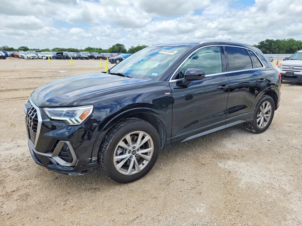 2022 Audi VIN WA1EECF39N1088780 COPART salvage auction — SIDE, Tx - Salvage Vehicle Title, sold $9,000 on 2026-07-30 (photo 1)