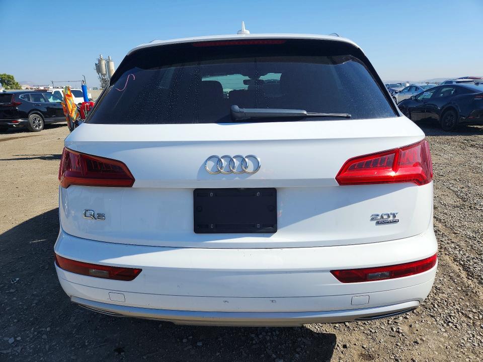 2018 Audi Q5 VIN WA1ANAFY5J2135550 COPART salvage auction — FRONT END, Fl - Dis/Dlr/Exp Only Clean Title, sold $5,100 on 2026-07-07 (photo 6)