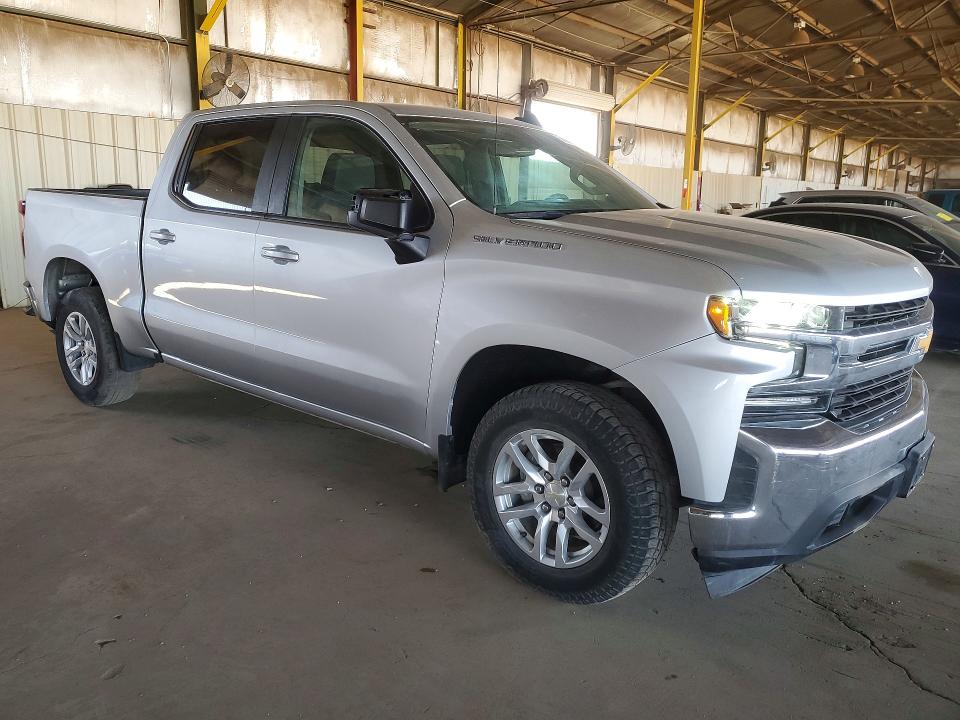 2021 Chevrolet Silverado 1500 VIN 3GCPWCEKXMG367837 COPART salvage auction — DAMAGE HISTORY, Az - Certificate Of Title, sold $8,000 on 2026-07-27 (photo 4)