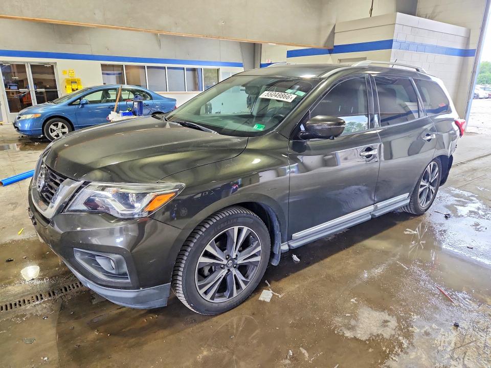 2017 Nissan VIN 5N1DR2MM9HC602952 COPART salvage auction — REAR END, VA - CERT OF TITLE - SALVAGE, sold $1,350 on 2026-07-02 (photo 1)