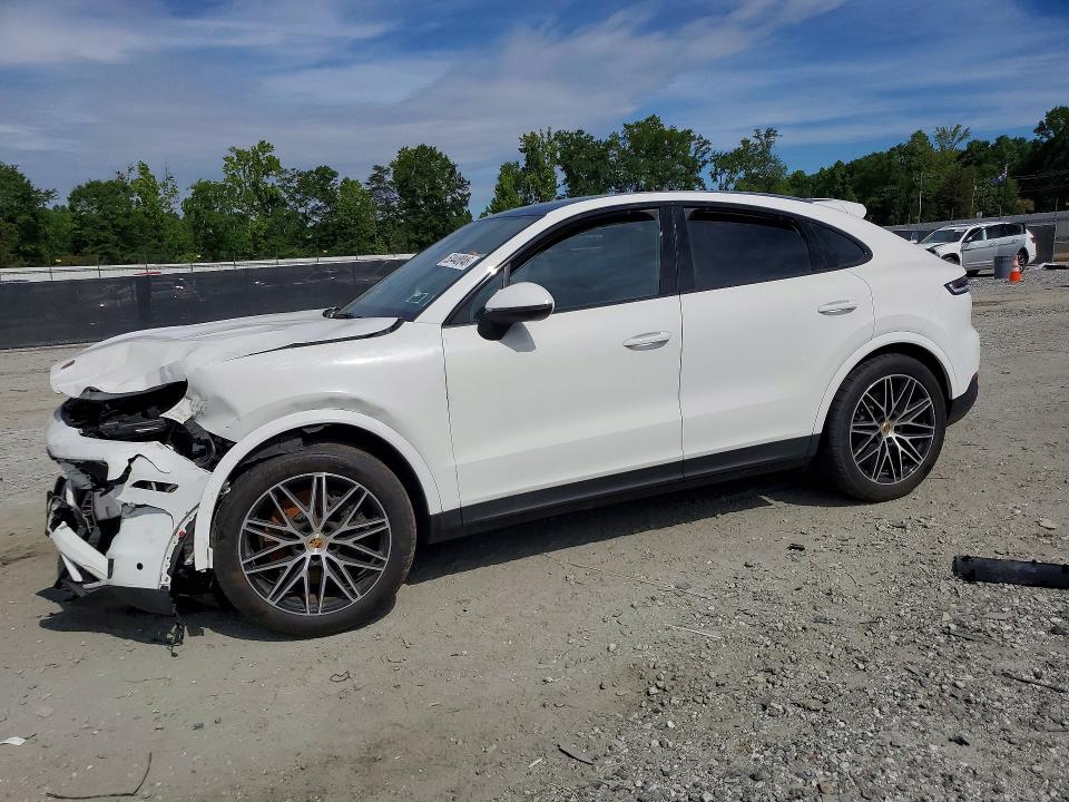 2024 Porsche Cayenne VIN WP1BA2AY1RDA56488 COPART salvage auction — FRONT END, Ny - Mv-907A Salvage Certificate (P), sold $41,750 on 2026-07-08 (photo 1)