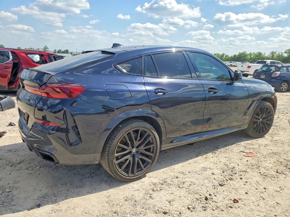 2022 BMW X6 VIN 5UXCY8C02N9M16259 COPART salvage auction — WATER/FLOOD, Tx - Salvage Title-Flood Damage, sold $23,100 on 2026-07-17 (photo 3)