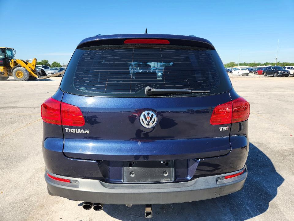 2016 Volkswagen Tiguan VIN WVGAV7AX0GW548898 COPART salvage auction — MECHANICAL, Mt - Certificate Of Title, sold $875 on 2026-07-22 (photo 6)
