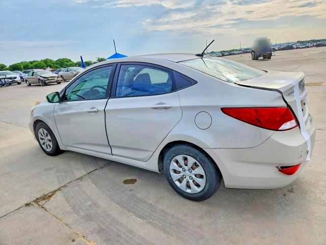 2016 Hyundai Accent VIN KMHCT4AE0GU043886 COPART salvage auction — REAR END, TX - CERT OF TITLE-REBUILT SALVAGE, sold $675 on 2026-07-16 (photo 2)