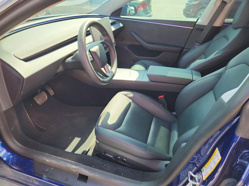 2025 Tesla Model 3 VIN 5YJ3E1EB4SF015393 COPART salvage auction — SIDE, Tx - Salvage Vehicle Title, sold $12,100 on 2026-07-13 (photo 7)