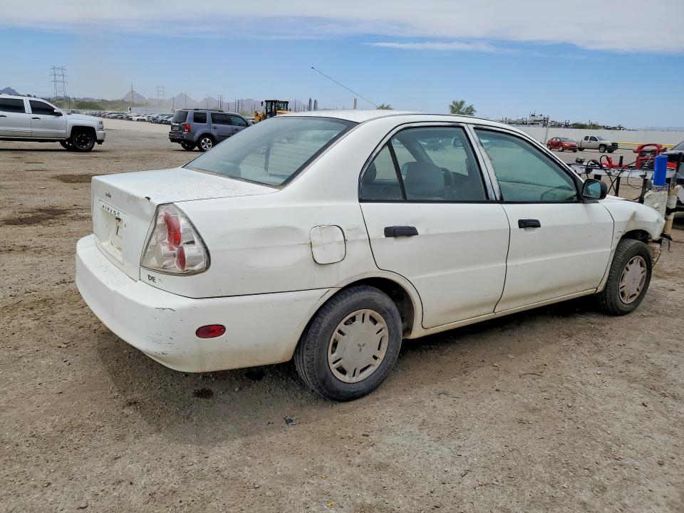 1999 Mitsubishi Mirage VIN JA3AY26A5XU045963 COPART salvage auction — FRONT END, Az - Certificate Of Title, sold $225 on 2026-07-10 (photo 3)