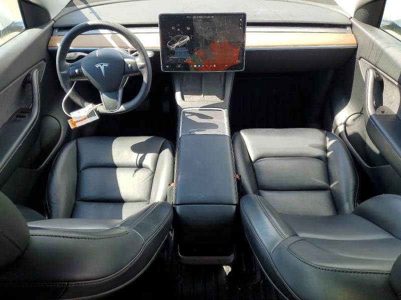 2021 Tesla Model y VIN 5YJYGAEE4MF251037 COPART salvage auction — FRONT END, Hi - Certificate Of Salvage, sold $2 on 2026-07-27 (photo 8)