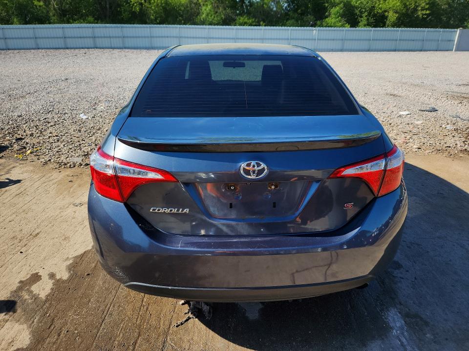 2015 Toyota Corolla VIN 5YFBURHEXFP332947 COPART salvage auction — HAIL, Wi - Certificate Of Title, sold $2,350 on 2026-07-20 (photo 6)