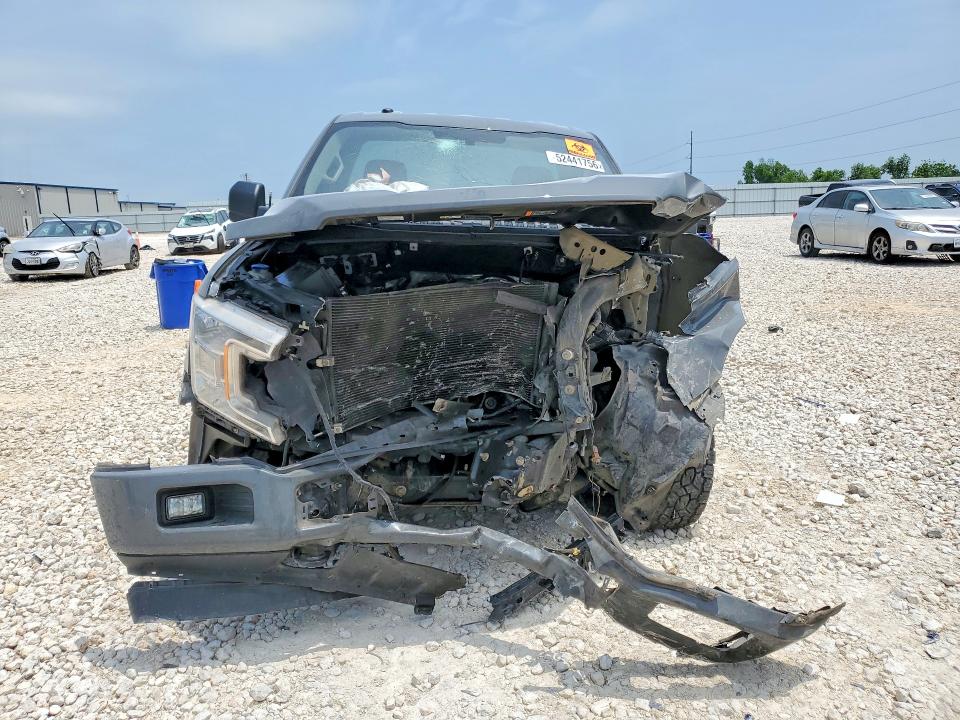2018 Ford F-150 VIN 1FTMF1E54JFE25763 COPART salvage auction — FRONT END, TX - SALVAGE VEHICLE TITLE, sold $5,300 on 2026-07-02 (photo 5)
