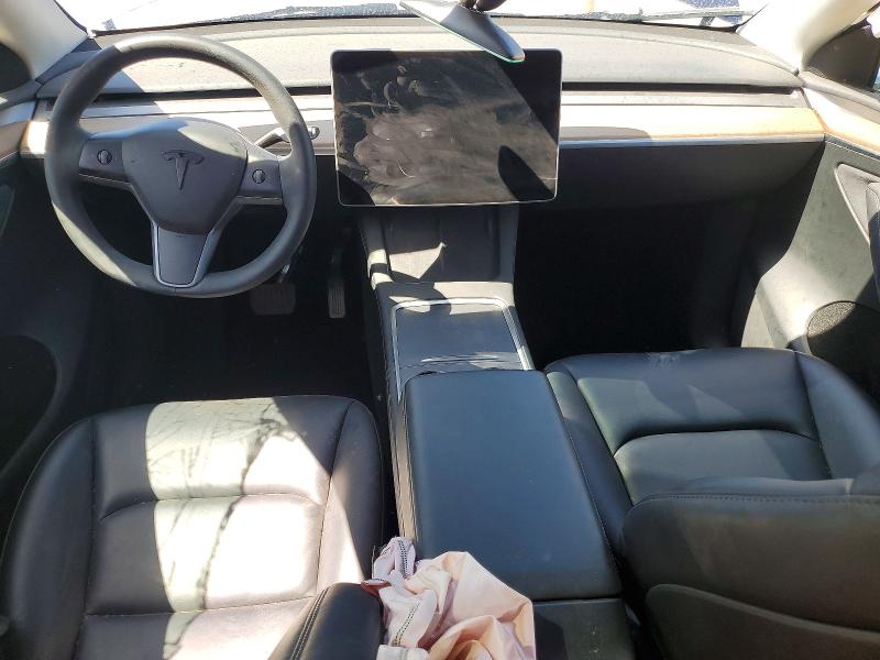 2023 Tesla Model y VIN 7SAYGAEE5PF853243 COPART salvage auction — FRONT END, Ut - Salvage Certificate, sold $8,800 on 2026-07-13 (photo 8)