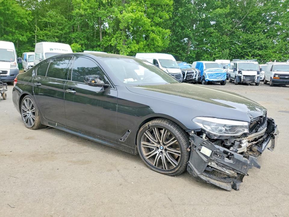 2018 BMW 5er VIN WBAJE5C59JWA96560 COPART salvage auction — FRONT END, Ma - Cert Of Title-Salvage, sold $7,400 on 2026-07-07 (photo 4)