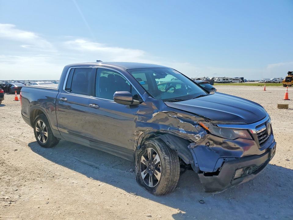 2020 Honda Ridgeline VIN 5FPYK3F52LB019177 COPART salvage auction — FRONT END, Tx - Salvage Vehicle Title, sold $5,100 on 2026-07-09 (photo 4)