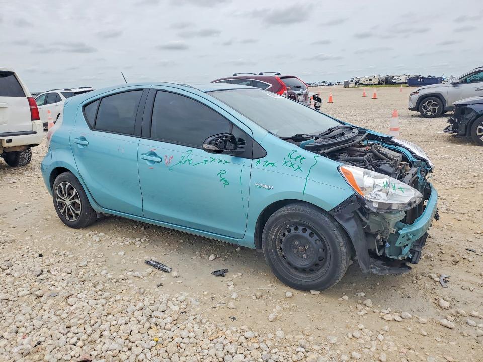 2012 Toyota Prius VIN JTDKDTB37C1018273 COPART salvage auction — FRONT END, Tx - Salvage Vehicle Title, sold $475 on 2026-07-09 (photo 4)