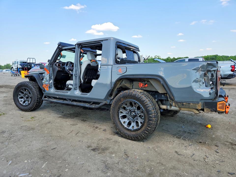 2022 Jeep Gladiator VIN 1C6JJTEG7NL167784 COPART salvage auction — ROLLOVER, Va - Cert Of Title - Salvage, sold $8,800 on 2026-07-08 (photo 2)