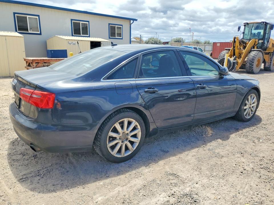 2013 Audi A6 VIN WAUGFBFC6DN127643 COPART salvage auction — REAR END, Hi - Certificate Of Salvage, sold $500 on 2026-08-24 (photo 3)