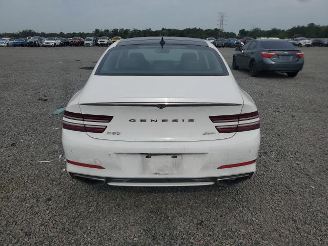 2021 Genesis G80 VIN KMTGB4SC4MU077851 COPART salvage auction — SIDE, Fl - Certificate Of Destruction, sold $6,900 on 2026-07-10 (photo 6)