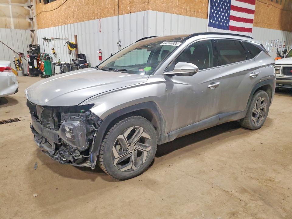 2022 Hyundai Tucson VIN 5NMJECAE4NH022964 COPART salvage auction — FRONT END, Ak - Bill Of Sale- Salvage, sold $25 on 2026-07-21 (photo 1)