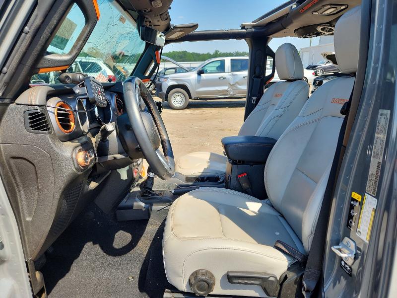 2022 Jeep Gladiator VIN 1C6JJTEG7NL167784 COPART salvage auction — ROLLOVER, Va - Cert Of Title - Salvage, sold $8,800 on 2026-07-08 (photo 7)